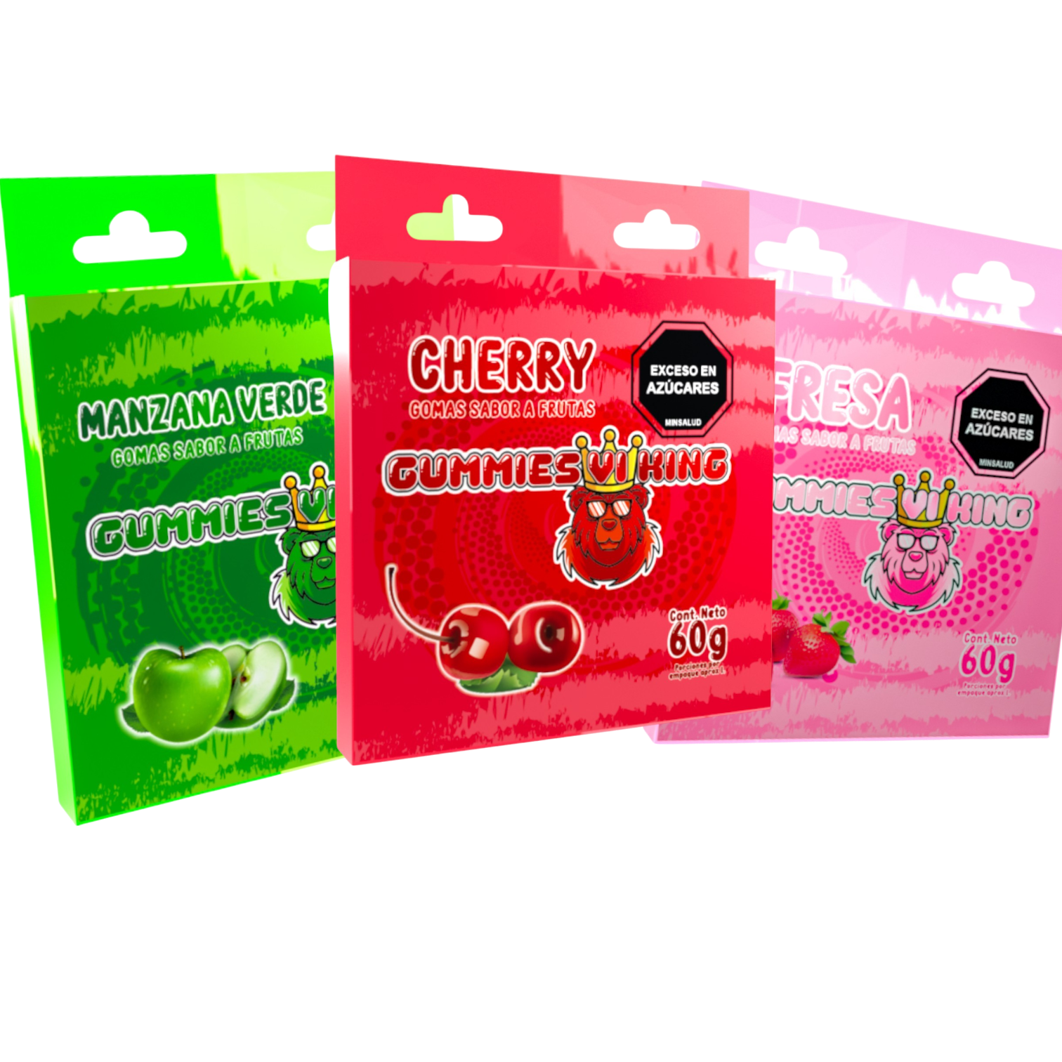 Gummies Vi King Cherry 60g Variedad